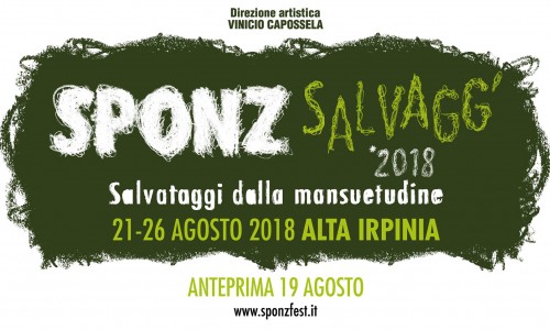 Annunciati i primi nomi dello Sponz Fest, il festival diretto da Vinicio Capossela - dal 21 al 26 agosto in Alta Irpinia